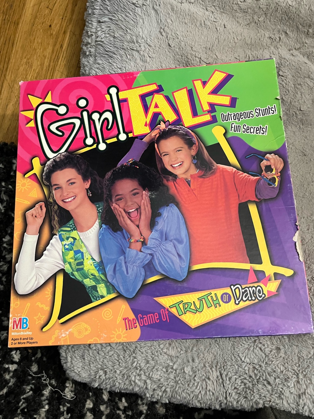 Vintage GirlTalk Truth or Dare Kids Game ALL PIECES